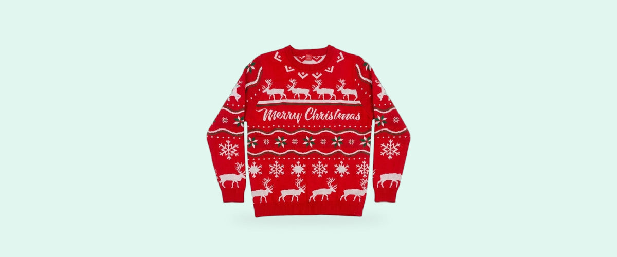 Eindejaar & Kerst: gebreide kersttrui of wintertrui met eigen ontwerp