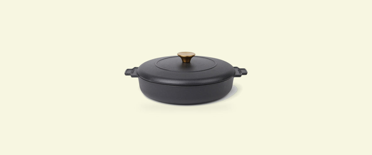 Keuken & tafel: braadpan 2,5 L, geëmailleerd gietijzer
