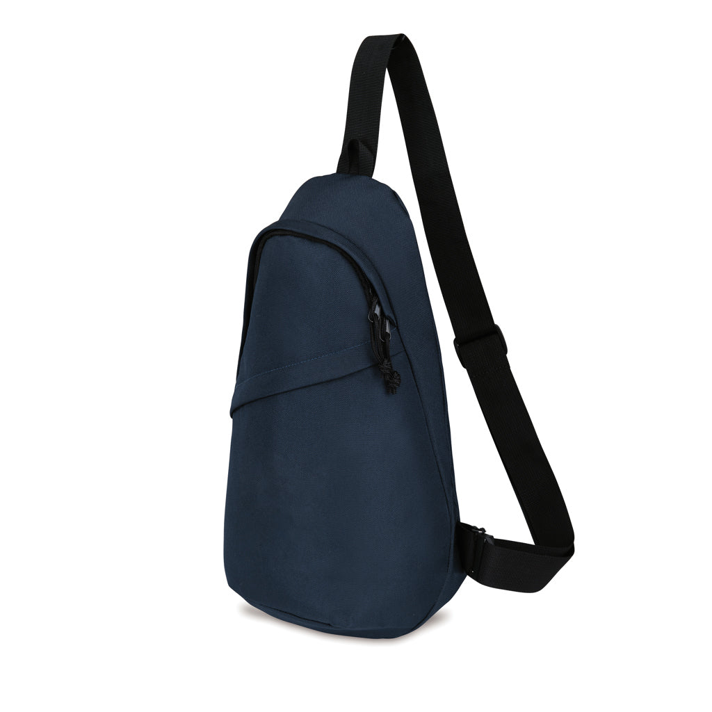 Sling rugzak, gerecycled PET, donkerblauw