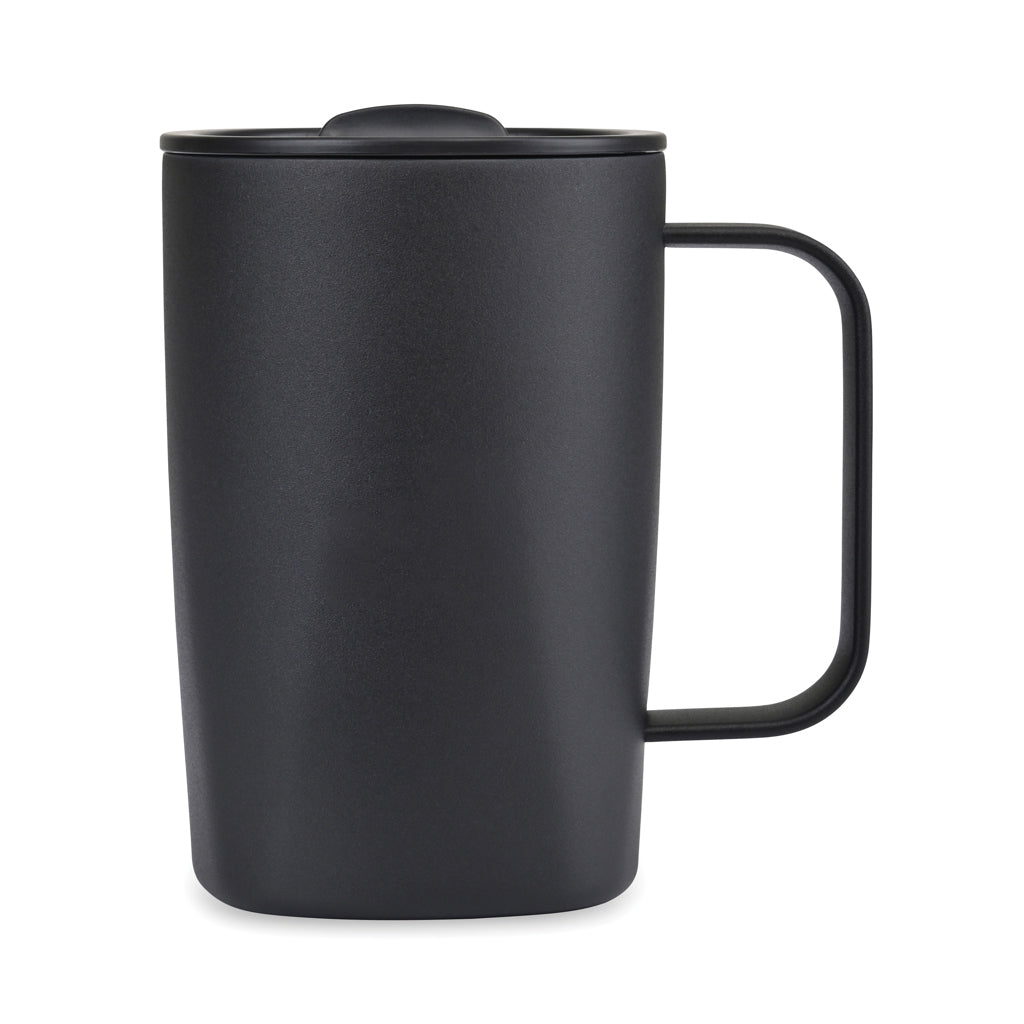Drinkbeker 450 ml, dubbelwandig geïsoleerd, zwart