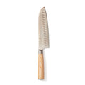 Damascus Santoku mes met 67-laags stalen kern, staal