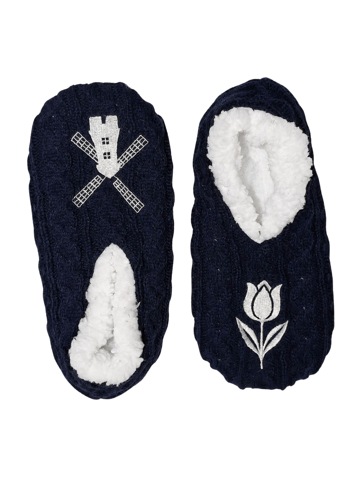 Pantoffels met geborduurd logo