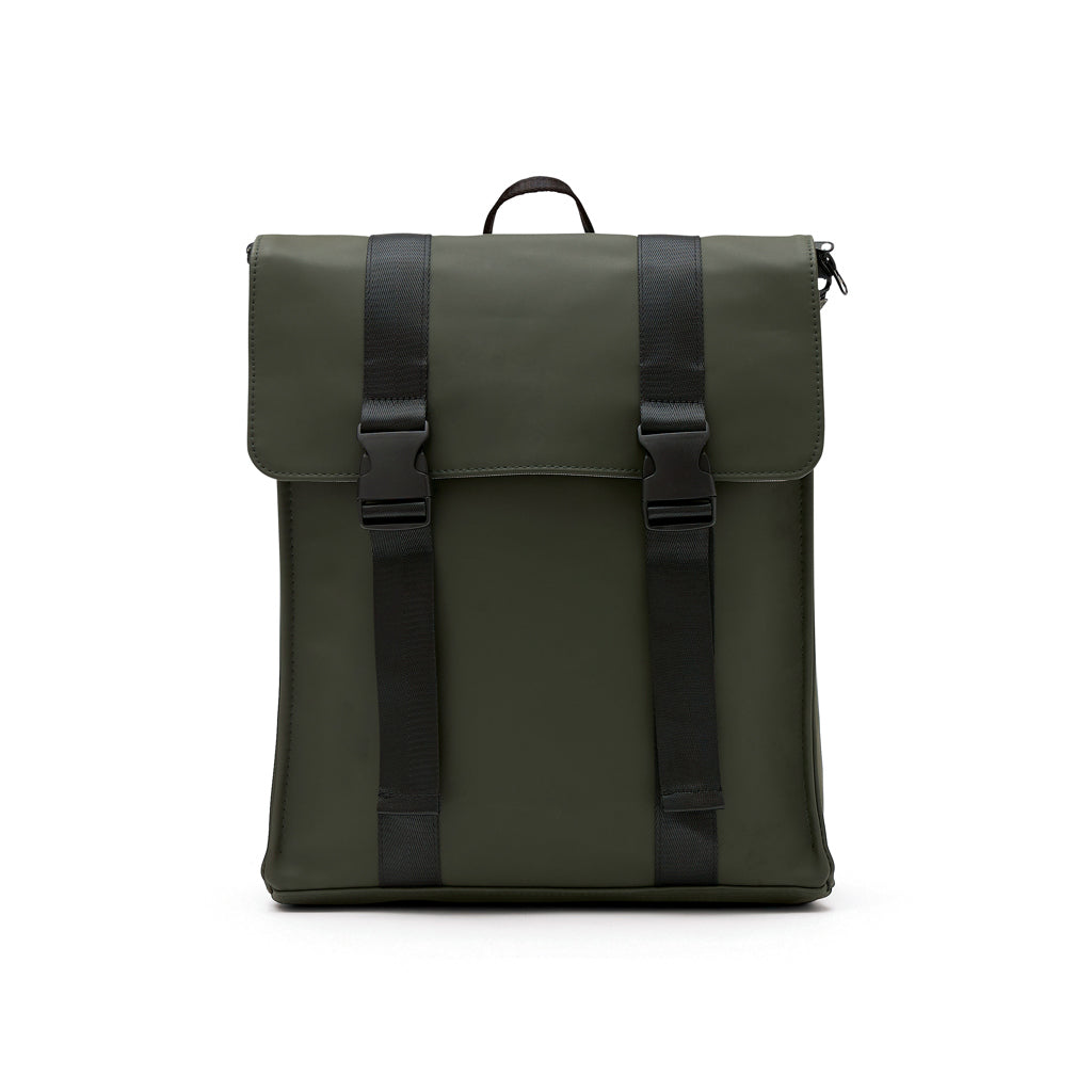 Rugtas met anti-diefstalvak, laptop tot 17 inch, groen