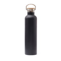 Thermosfles 1 liter met hengsel, zwart