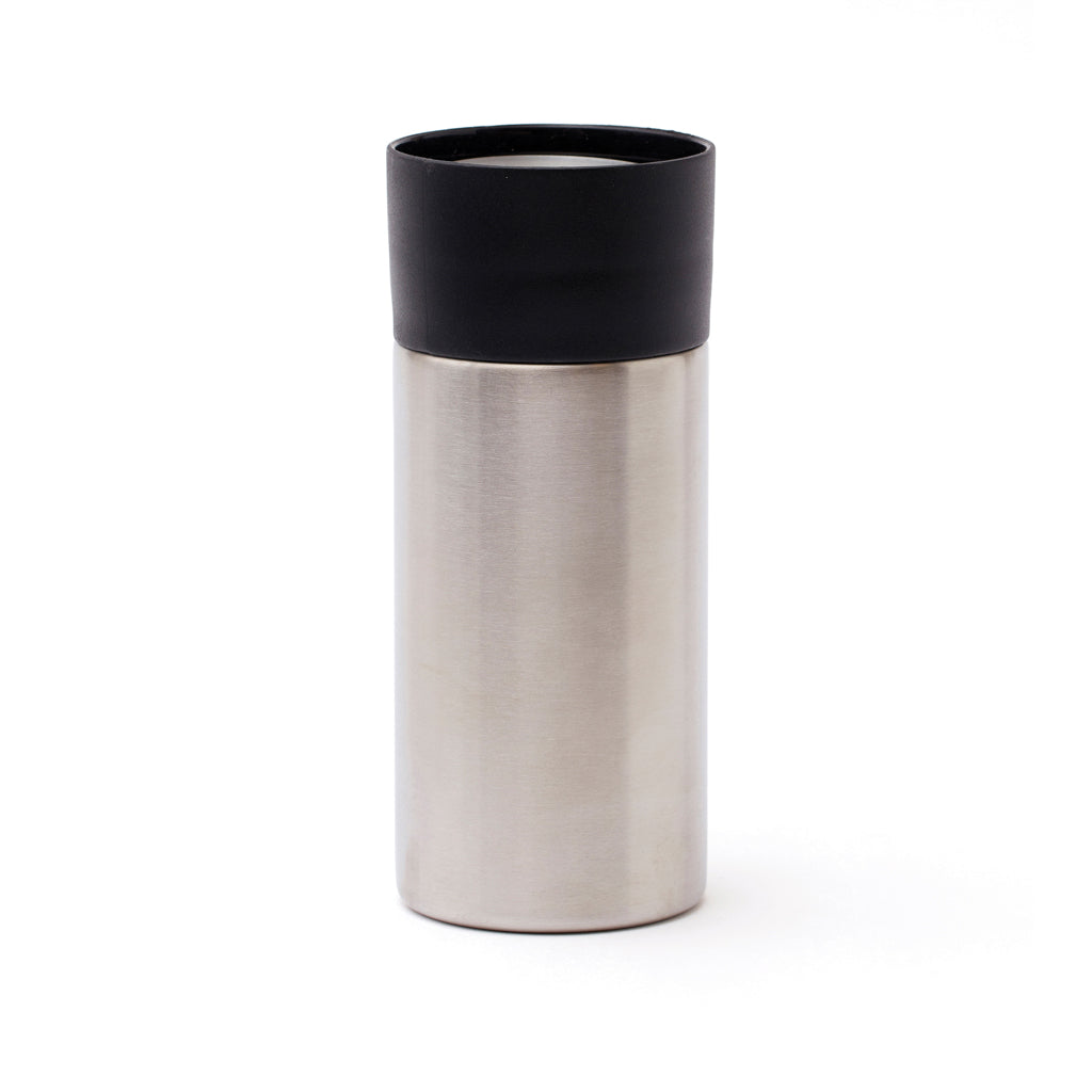 To-go koffiemok 300 ml, met één hand te openen, staal