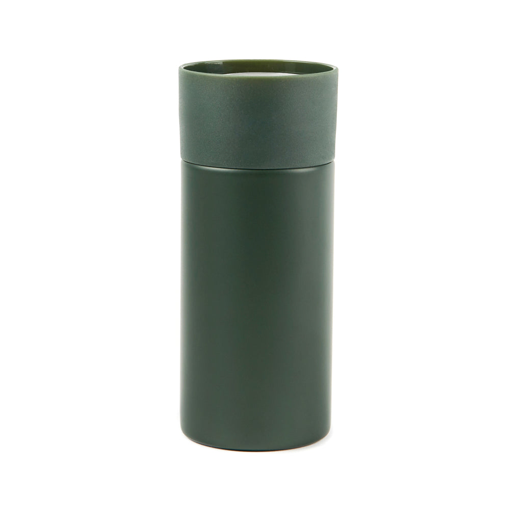To-go koffiemok 300 ml, met één hand te openen, groen