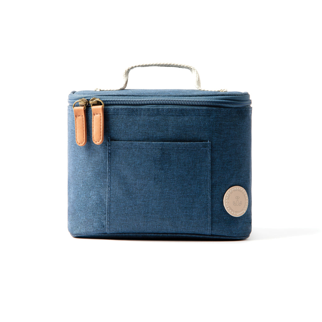 Koeltas voor aan het fietsstuur, blauw