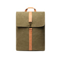 Rugzak voor laptop tot 17 inch, gerecycled canvas, groen