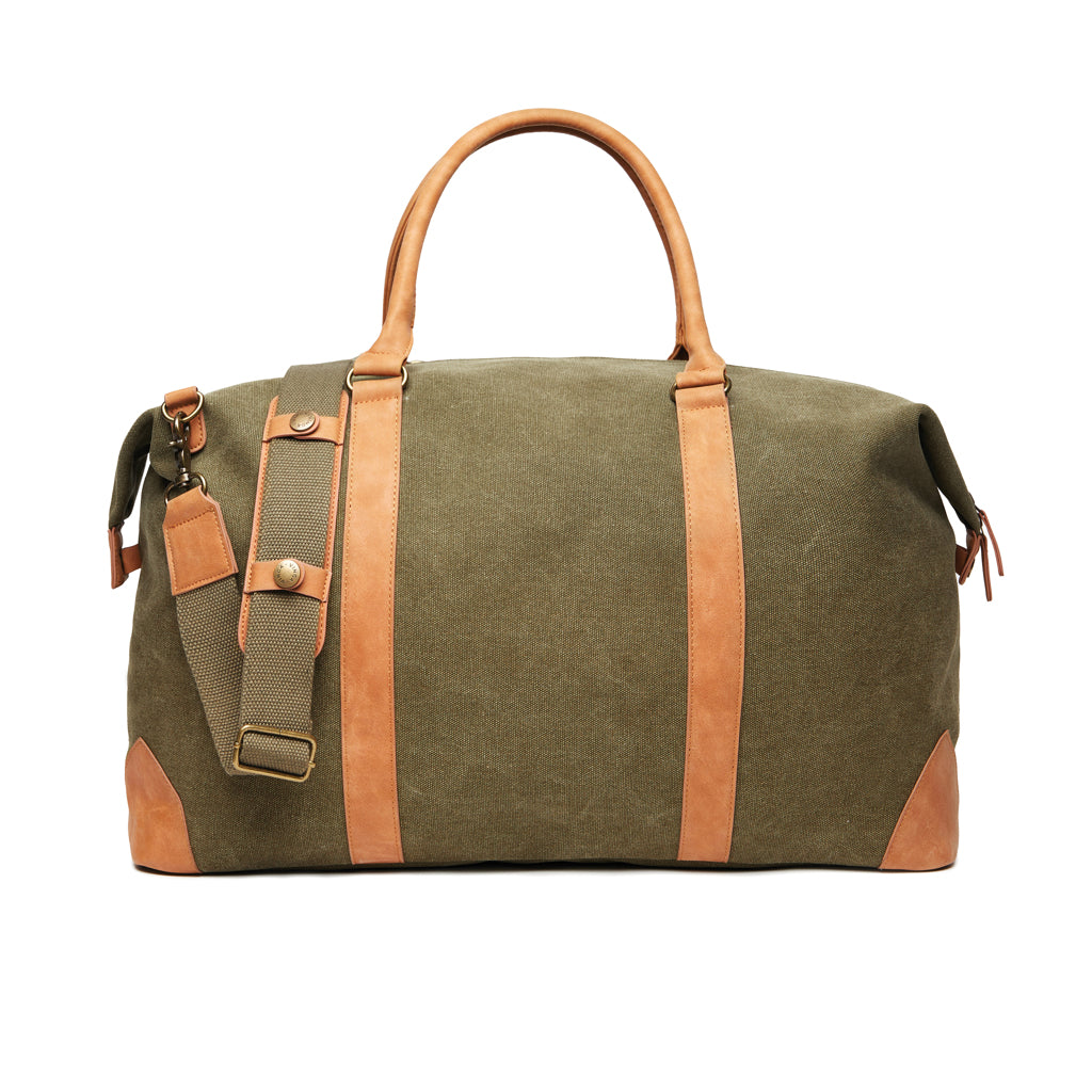 Duffeltas, veelzijdig, gerecycled canvas, groen