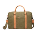 Laptoptas tot 17 inch, gerecycled canvas, groen