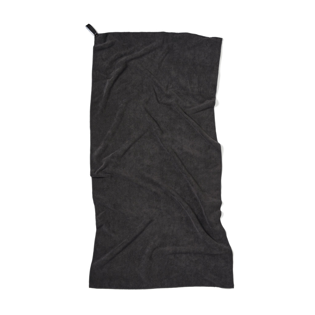Sporthanddoek van microvezel, 140x70 cm, zwart