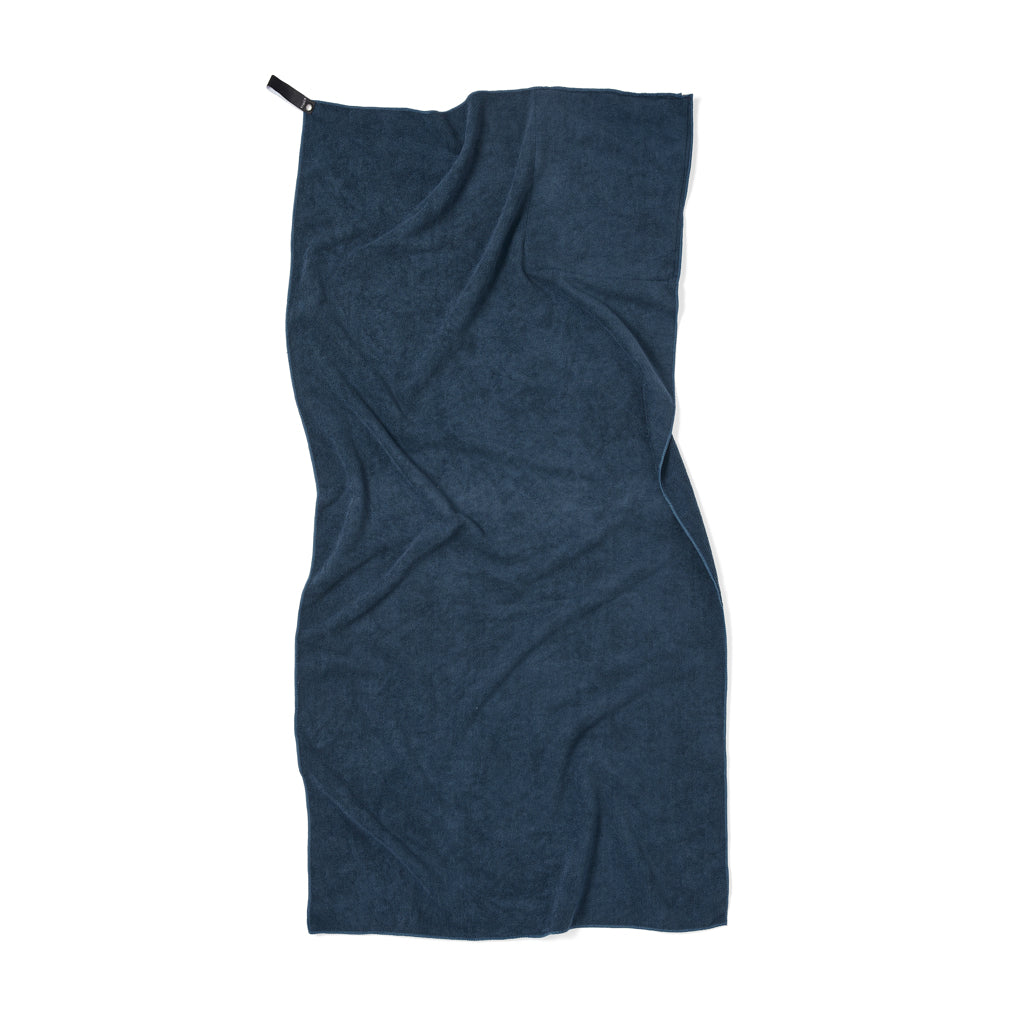 Sporthanddoek van microvezel, 140x70 cm, blauw