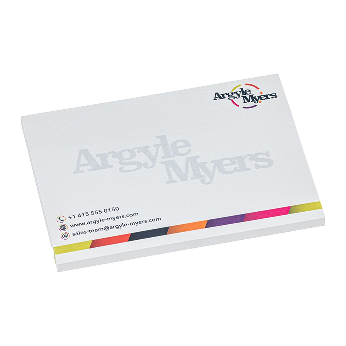 Sticky notes zonder omslag, volledig bedrukt