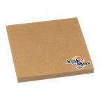 Sticky notes van gerecycled papier, kraft of graspapier