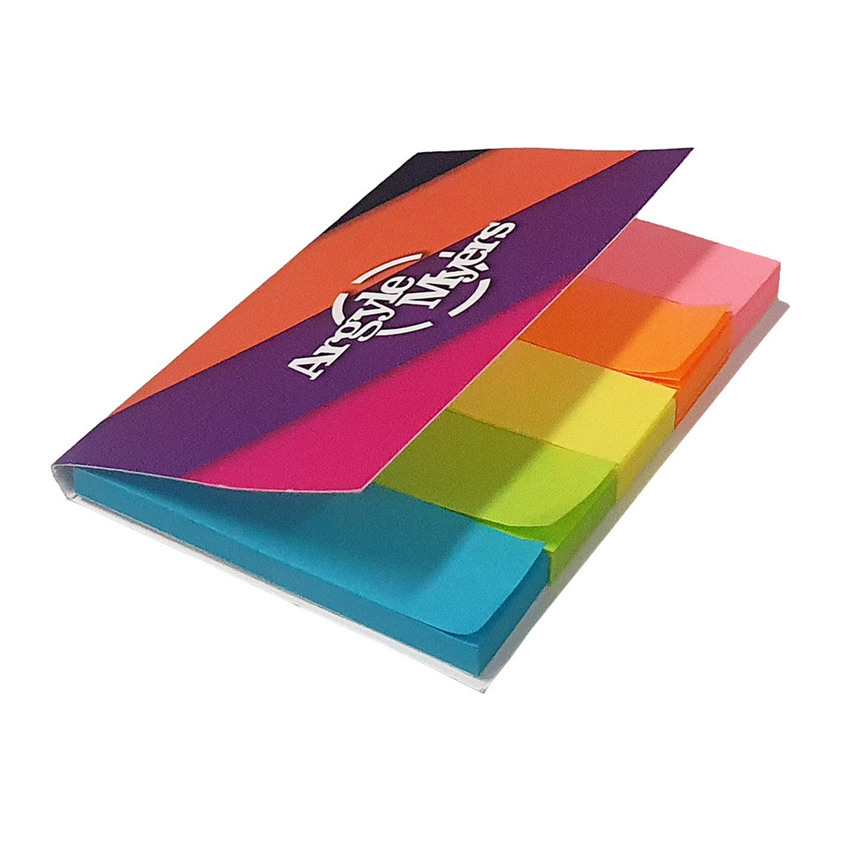 Papieren pagemarkers in bedrukte softcover