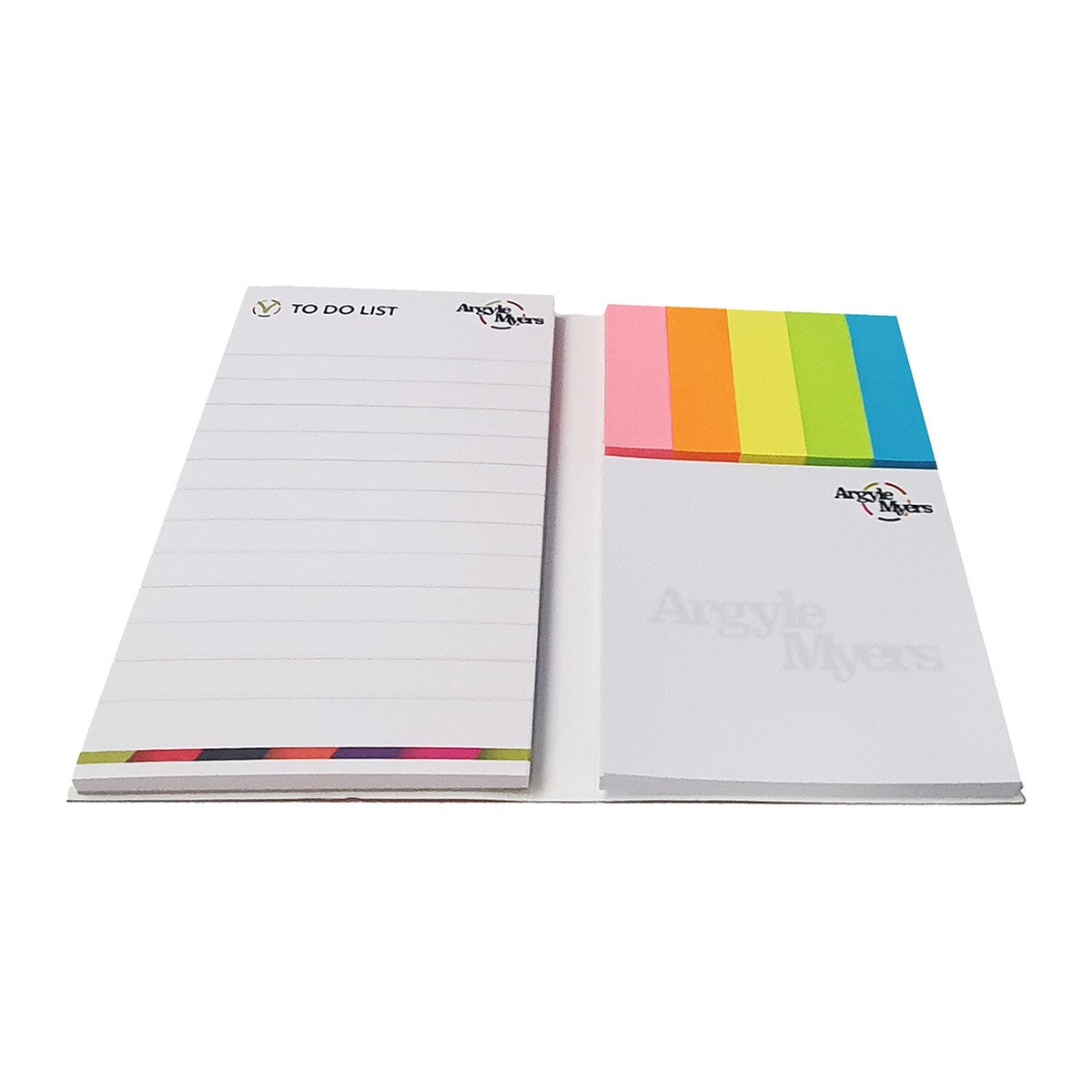 Notitieset in softcover met schrijfblok en memoblok