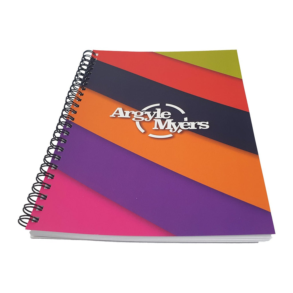 Notitieset met spiraal, schrijfblok, memoblok en pagemarkers