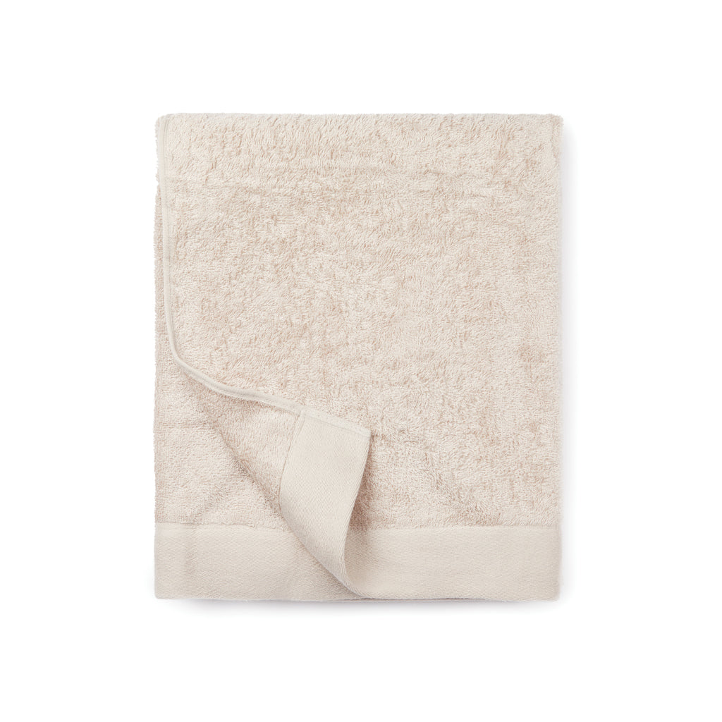 Badhanddoek 90x150 cm, katoen en lyocell, beige