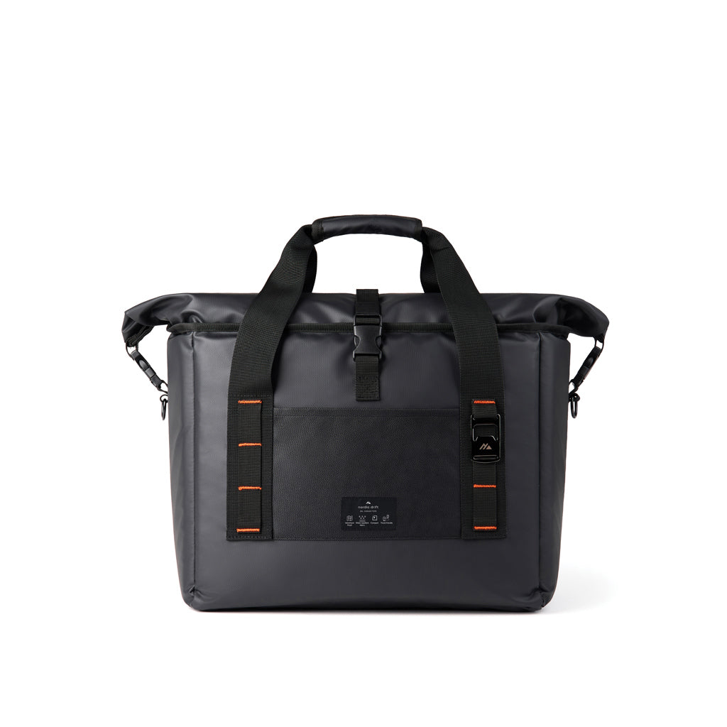 Koeltas 15-22 liter, roll-top, zwart