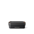 Lunchbox 1200 ml, gerecycled RVS, zwart