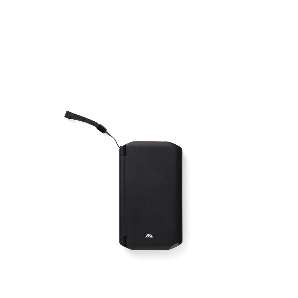 Solar powerbank 10.000 mAh, 3 panelen, zwart