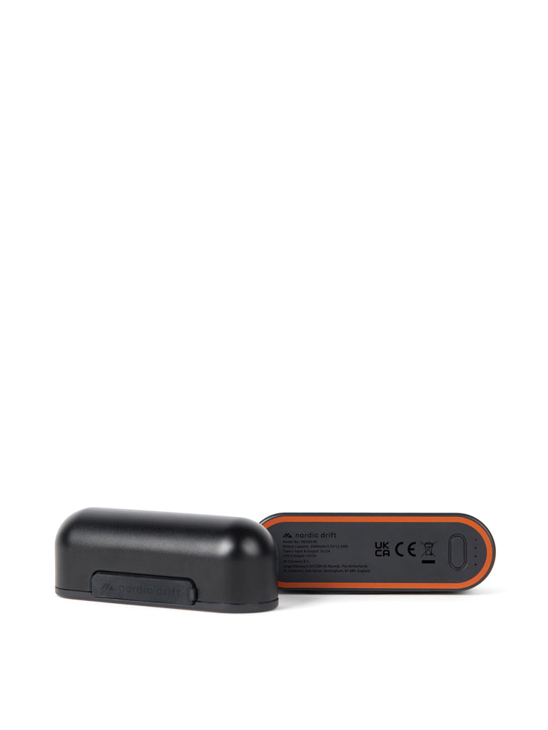 Handwarmer met powerbank, 6.000 mAh, zwart