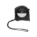 Meetlint 5 m met laserafstandsmeter 30 m, zwart