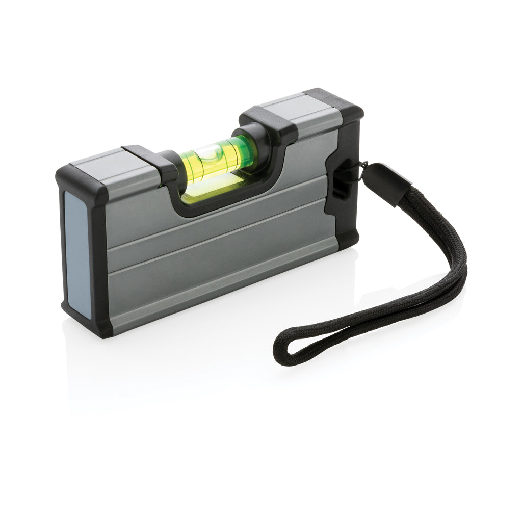 Waterpas 10 cm, zakformaat, grijs