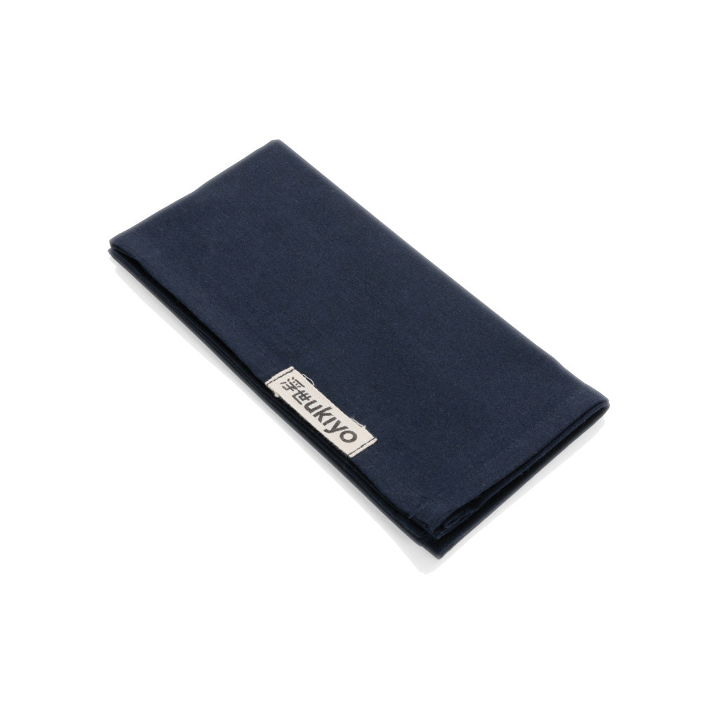 Servetten, set van 4, gerecycled katoen, donkerblauw