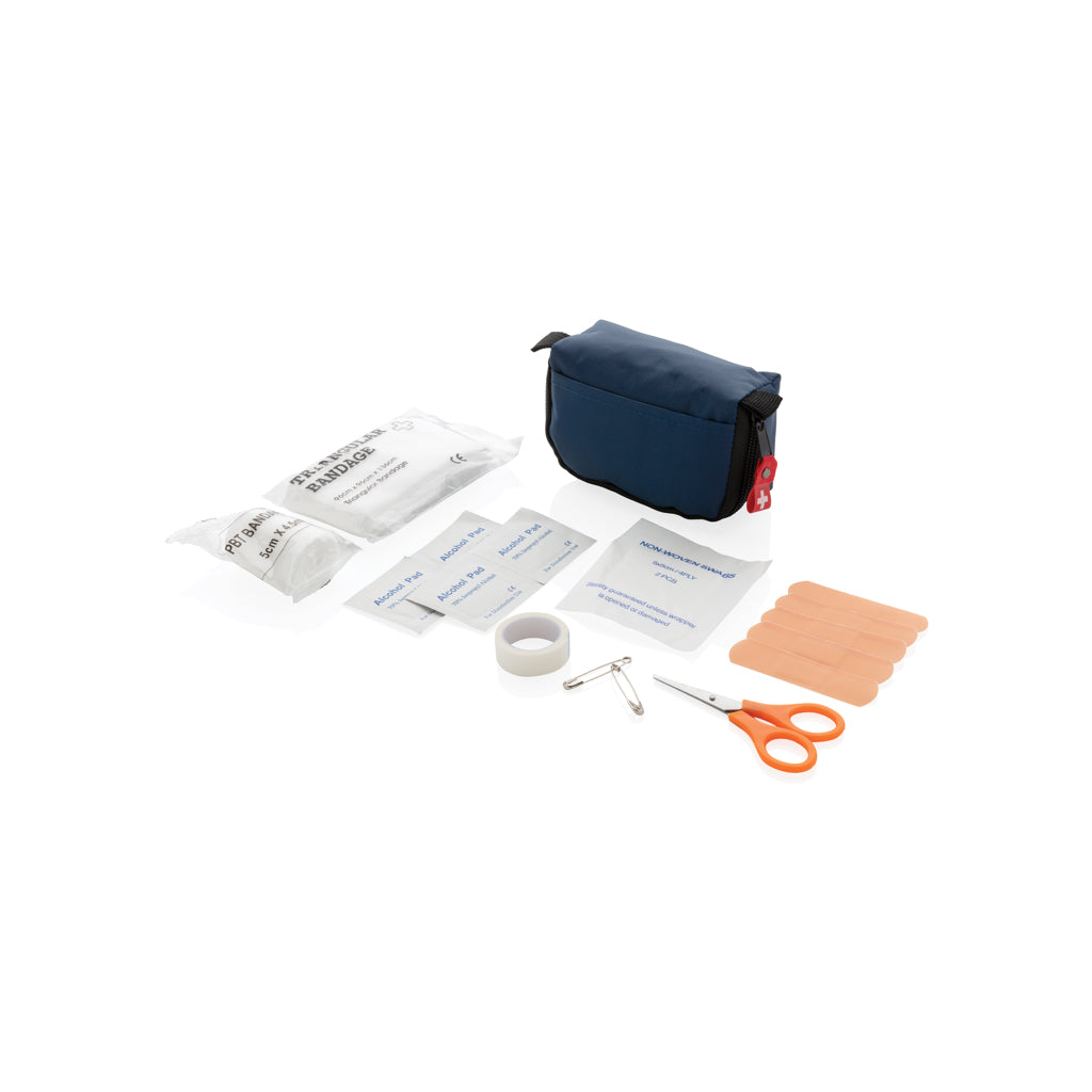 EHBO-set in etui, donkerblauw