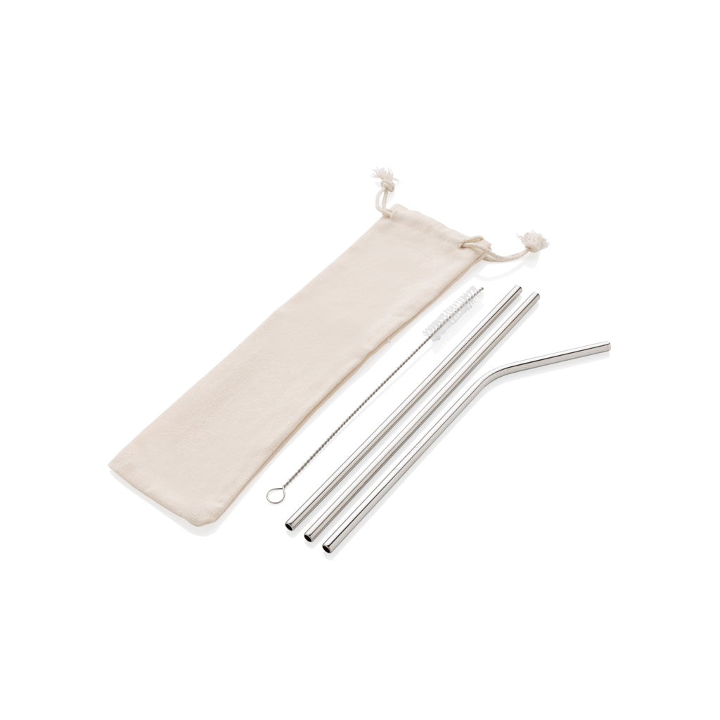 Rietjesset RVS, 3-delig, zilver