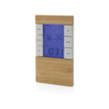 Weerstation, gerecycled kunststof en bamboe, bruin
