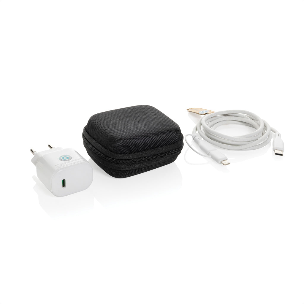 Oplaadset 20W, 2-delig, zwart