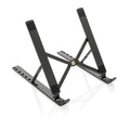 Laptop- en tabletstandaard, gerecycled aluminium, grijs