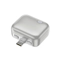 Laadadapter met automatische uitschakeling, zilver