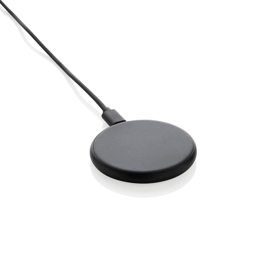 Magnetisch 3-in-1 oplaadpad 15W, compact rond model, zwart
