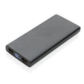 Aluminium powerbank 10.000 mAh met 18W PD-uitgang, zwart