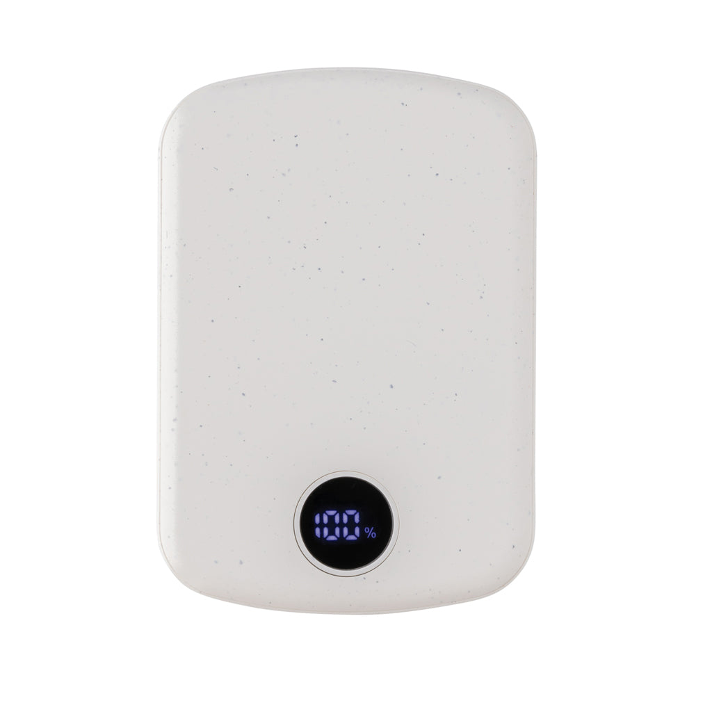 Magnetische powerbank 5.000 mAh met 15W draadloos opladen, wit