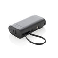 Powerbank 10.000 mAh met uitneembare batterij voor recycling, zwart