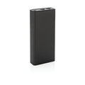 Powerbank 20.000 mAh van gerecycled aluminium met snelladen 18W, grijs