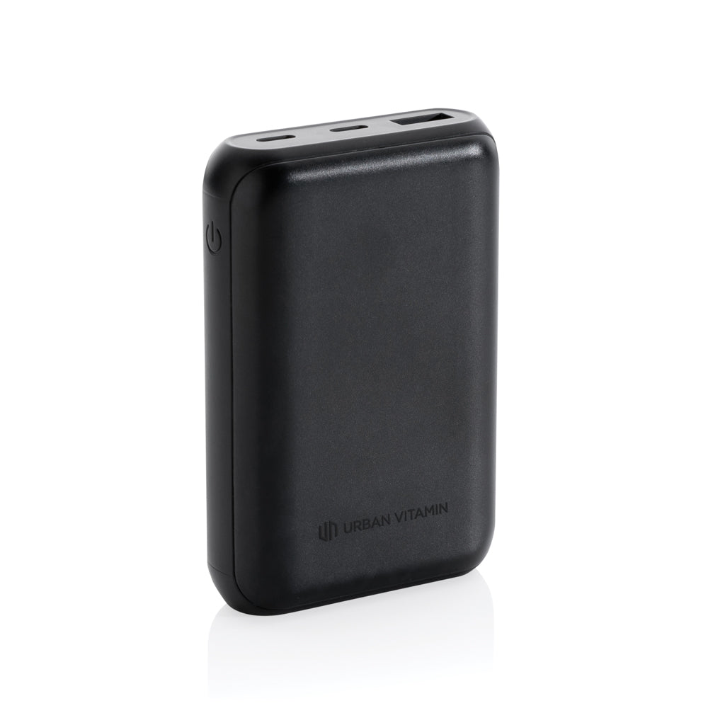 Powerbank 10.000 mAh met 18W snelladen via type C, zwart