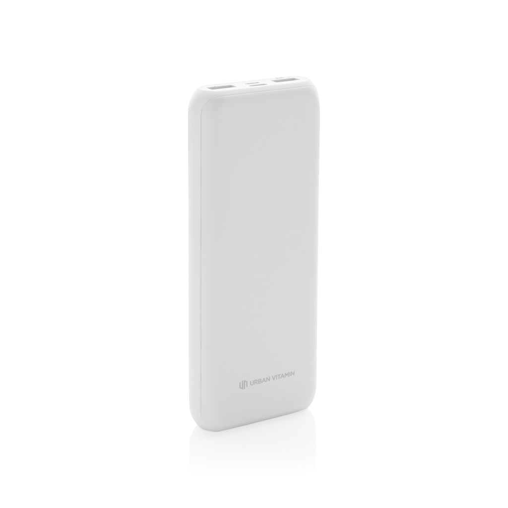 Powerbank 20.000 mAh met 18W snelladen via type C, wit