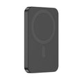 Magnetische powerbank 5.000 mAh met kobaltbatterij, zwart