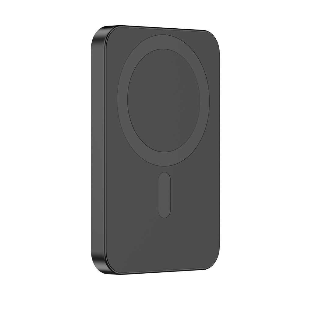 Magnetische powerbank 5.000 mAh met kobaltbatterij, zwart