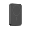 Magnetische powerbank 10.000 mAh met 15W draadloos opladen, zwart