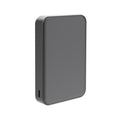 Magnetische powerbank 10.000 mAh met 25W draadloos laden, grijs