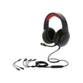 Gamingheadset met RGB-verlichting en lage latentie, zwart