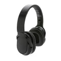 Opvouwbare hoofdtelefoon, 71% gerecycled plastic, zwart