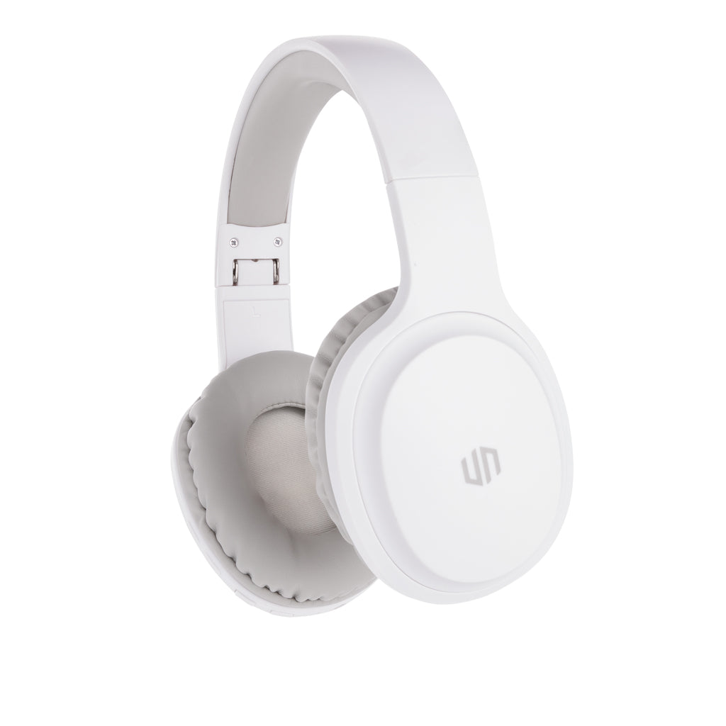 Draadloze hoofdtelefoon met basboost-knop, 35u speeltijd, wit