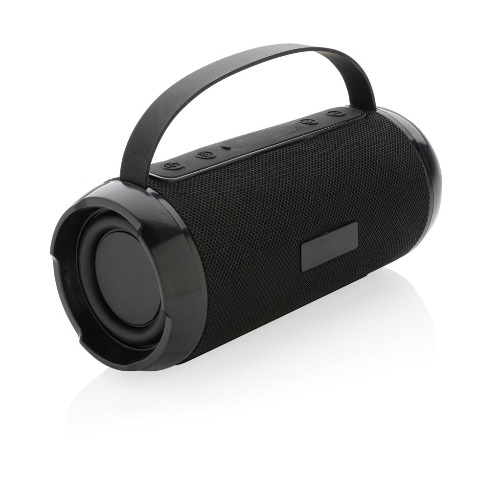 Speaker 6W, IPX4 waterdicht, 41% gerecycled plastic, zwart